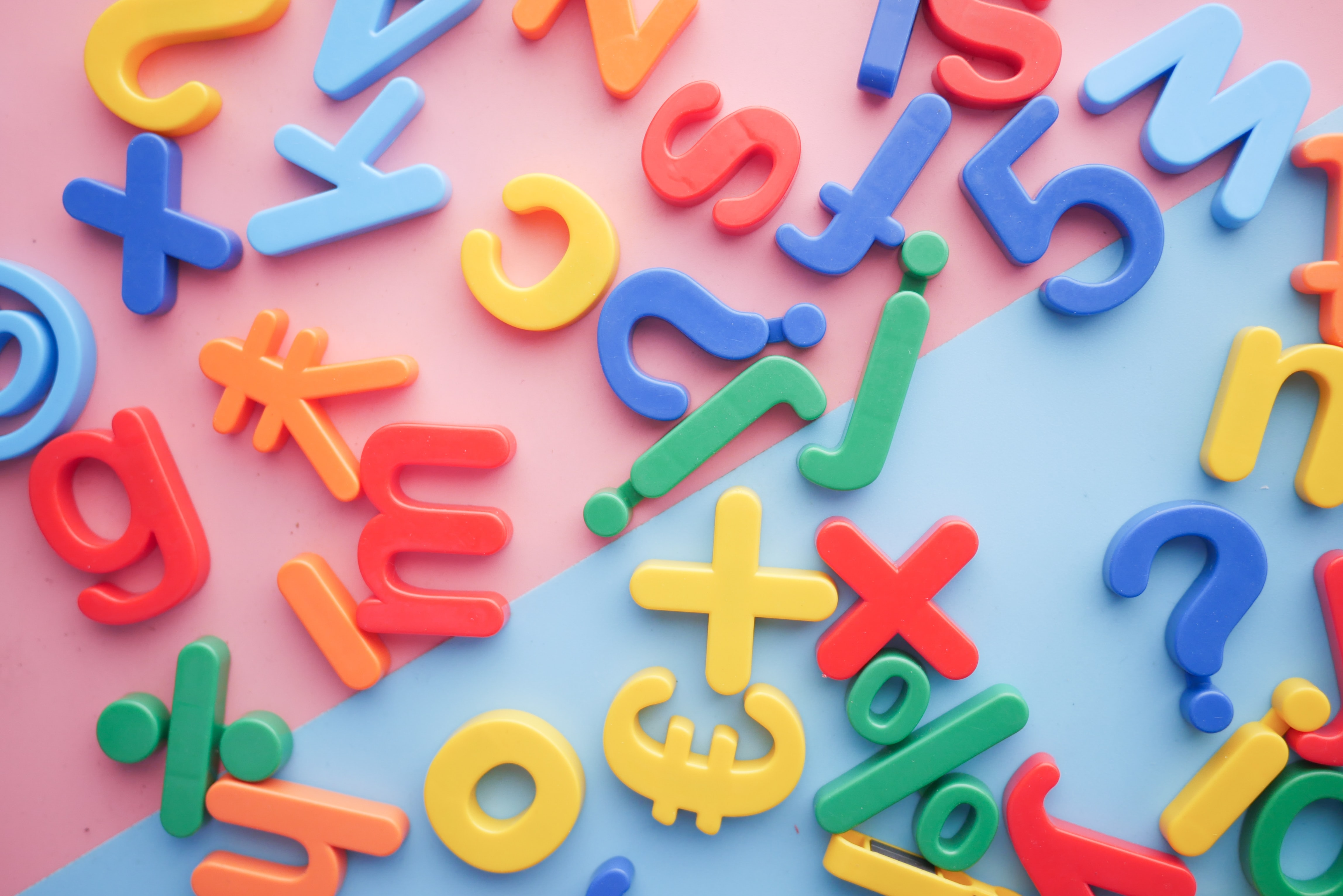 Coloured fridge magnets of letters - Are you copy writing or copywriting - Copify blog 1