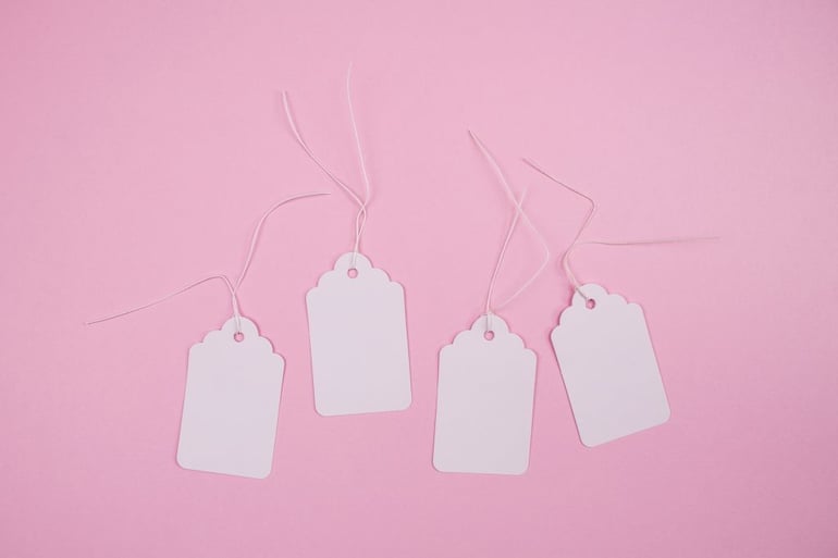 sale tags - how to write an email marketing campaign
