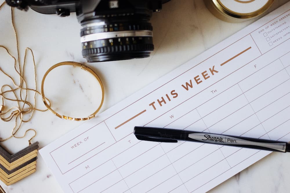 Weekly planner - A day in the life of a copywriter - Copify Blog