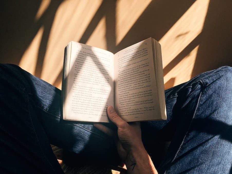 Read for enjoyment, not just for work